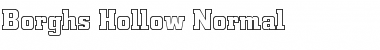 Download BorghsHollow Normal Font Title Preview