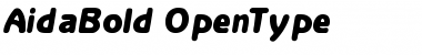 Download AidaBold Regular Font Title Preview