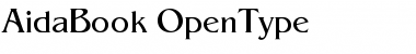Download AidaBook Regular Font Title Preview