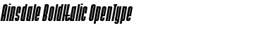 Download Ainsdale BoldItalic Font Title Preview