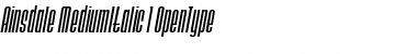 Download Ainsdale Italic Font Title Preview