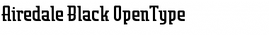 Download Airedale Black Font Title Preview