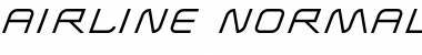Download Airline Normal Font Title Preview