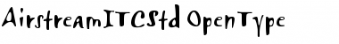 Download Airstream ITC Std Regular Font Title Preview