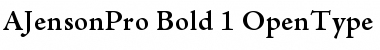 Download Adobe Jenson Pro Bold Font Title Preview
