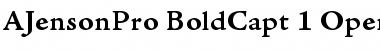 Download Adobe Jenson Pro Bold Caption Font Title Preview