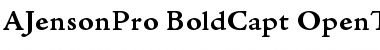 Download Adobe Jenson Pro Bold Caption Font Title Preview