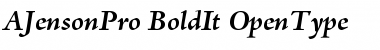 Download Adobe Jenson Pro Bold Italic Font Title Preview