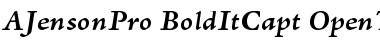 Download Adobe Jenson Pro Bold Italic Caption Font Title Preview