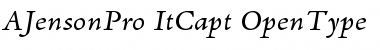 Download Adobe Jenson Pro Italic Caption Font Title Preview