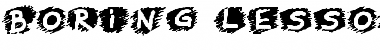 Download Boring Lesson Regular Font Title Preview