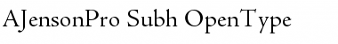 Download Adobe Jenson Pro Subhead Font Title Preview