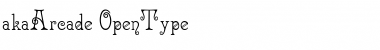 Download akaArcade Regular Font Title Preview