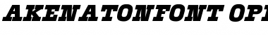 Download Akenaton Font Font Title Preview