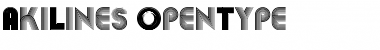 Download Aki Lines Font Title Preview