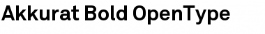 Download Akkurat Bold Font Title Preview