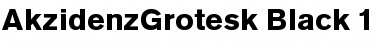 Download AkzidenzGrotesk Regular Font Title Preview