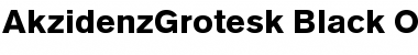 Download AkzidenzGrotesk Black Font Title Preview