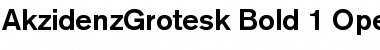 Download AkzidenzGrotesk Regular Font Title Preview
