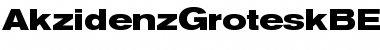 Download Berthold Akzidenz Grotesk Bold Extended Font Title Preview