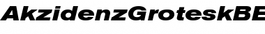 Download Berthold Akzidenz Grotesk Bold Extended Italic Font Title Preview
