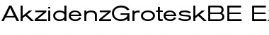 Download Berthold Akzidenz Grotesk Extended Font Title Preview