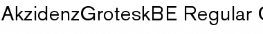 Download Berthold Akzidenz Grotesk Regular Font Title Preview