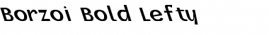 Download Borzoi Bold Lefty Regular Font Title Preview