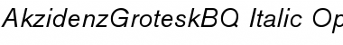 Download Akzidenz-Grotesk BQ Regular Font Title Preview