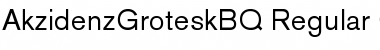 Download Akzidenz-Grotesk BQ Regular Font Title Preview