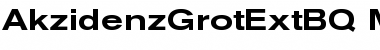 Download Akzidenz-Grotesk Extended BQ Regular Font Title Preview