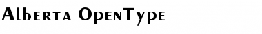 Download Alberta Regular Font Title Preview