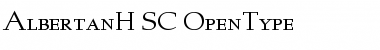Download AlbertanH-SC Regular Font Title Preview