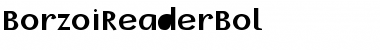 Download BorzoiReaderBol Regular Font Title Preview