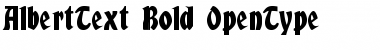 Download Albert Text Bold Font Title Preview