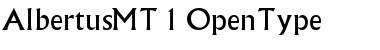 Download Albertus MT Regular Font Title Preview