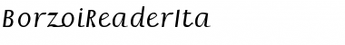 Download BorzoiReaderIta Regular Font Title Preview