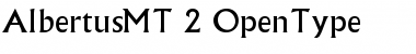 Download Albertus MT Regular Font Title Preview