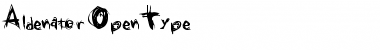 Download Aldenator Regular Font Title Preview