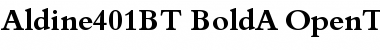 Download Aldine 401 Bold Font Title Preview