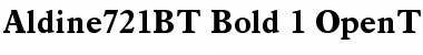 Download Aldine 721 Bold Font Title Preview