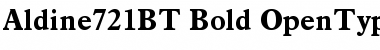 Download Aldine 721 Bold Font Title Preview