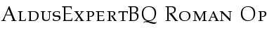 Download Aldus Expert BQ Regular Font Title Preview