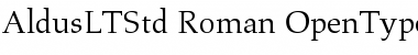 Download Aldus LT Std Roman Font Title Preview