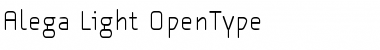 Download Alega-Light Regular Font Title Preview