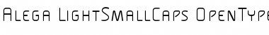 Download Alega-LightSmallCaps Regular Font Title Preview