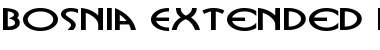 Download Bosnia Extended Bold Font Title Preview