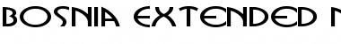 Download Bosnia Extended Normal Font Title Preview
