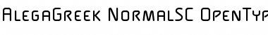 Download AlegaGreek-NormalSC Regular Font Title Preview