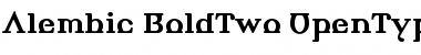 Download Alembic BoldTwo Font Title Preview